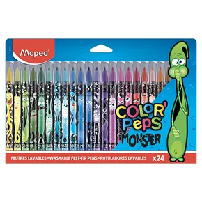 Gyermek markerek Maped Color'Peps Monster 24 színben